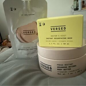 Versed Mask And Retinol Lotionx3